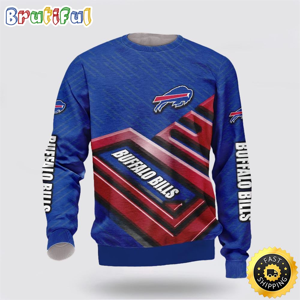 NFL Buffalo Bills Crewneck Sweatshirt Show Team Spirit