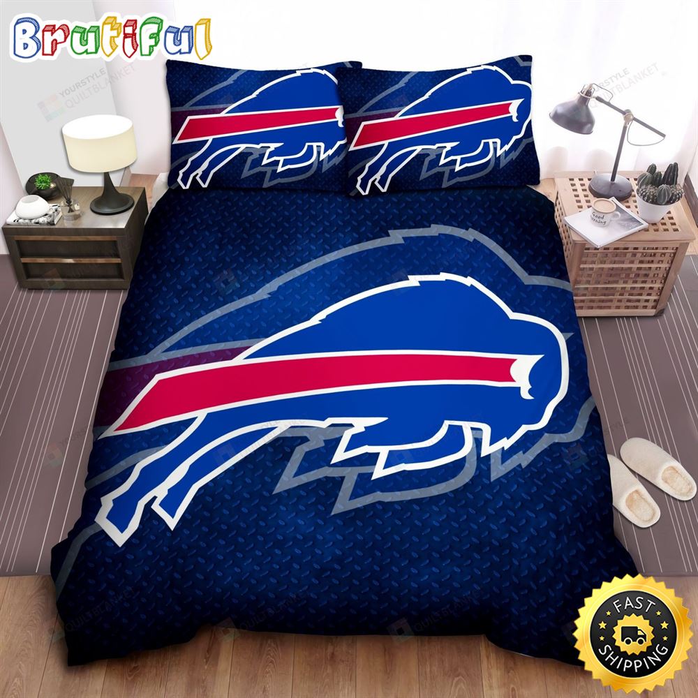 NFL Buffalo Bills Royal Navy Blue Bedding Set