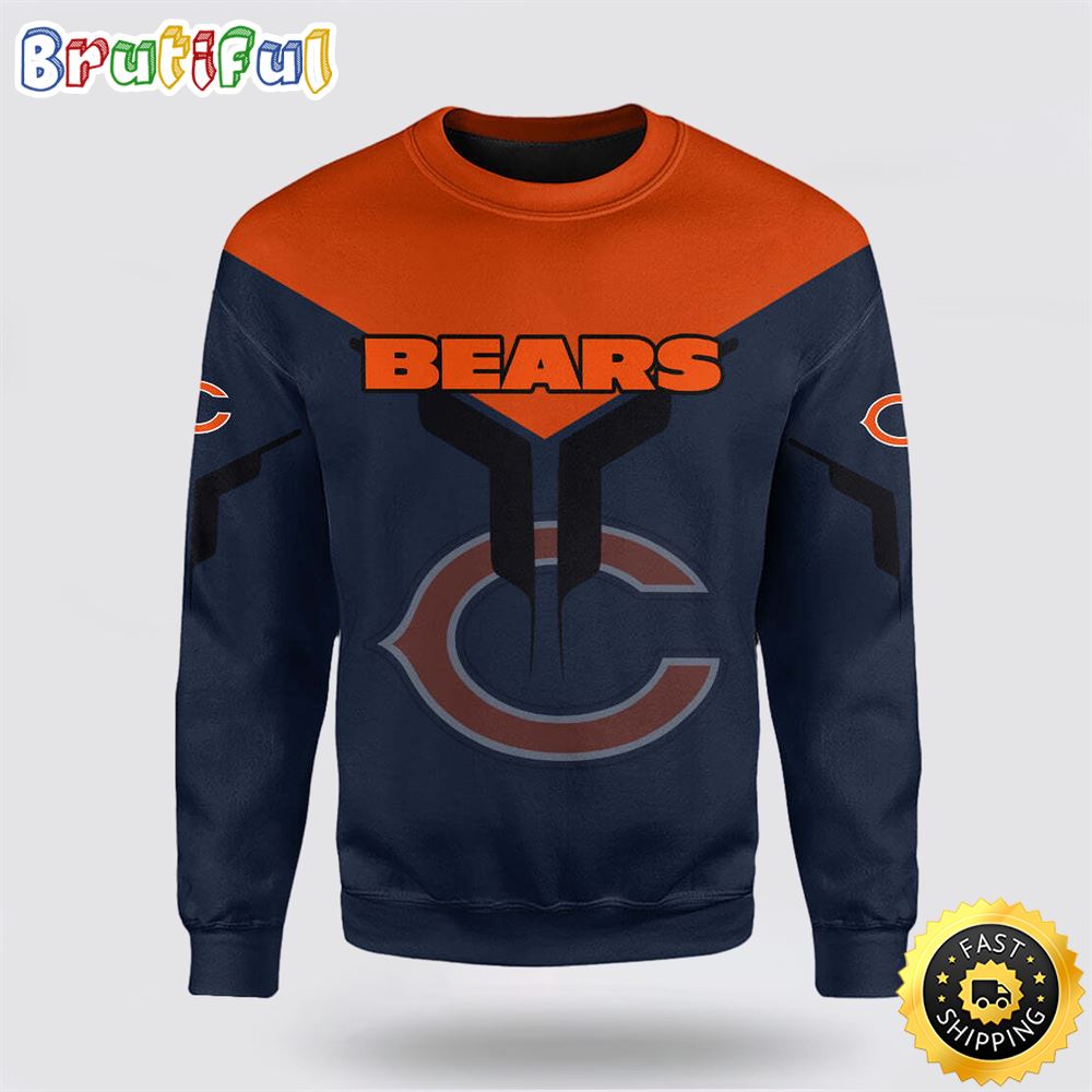 NFL Chicago Bears Crewneck Sweatshirt For Cool Fans