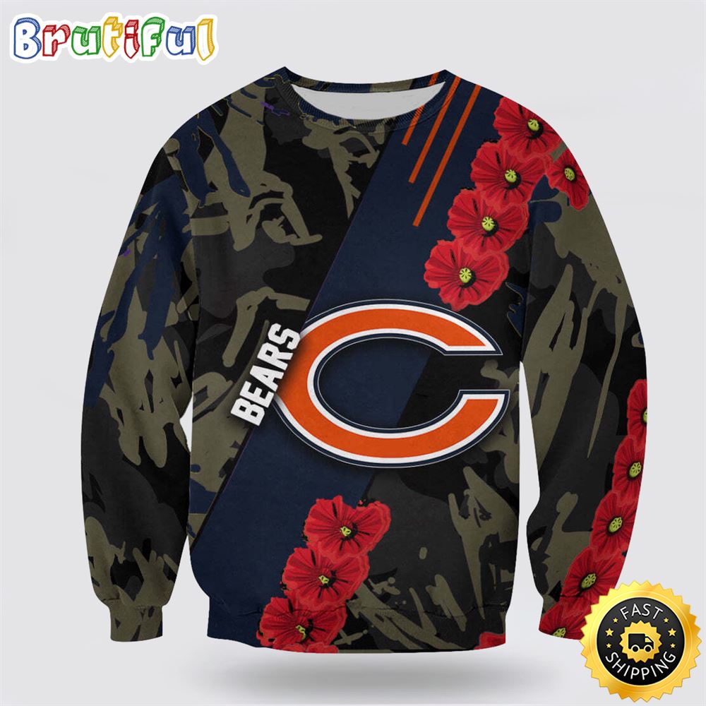 NFL Chicago Bears Crewneck Sweatshirt Limited Edition Gift