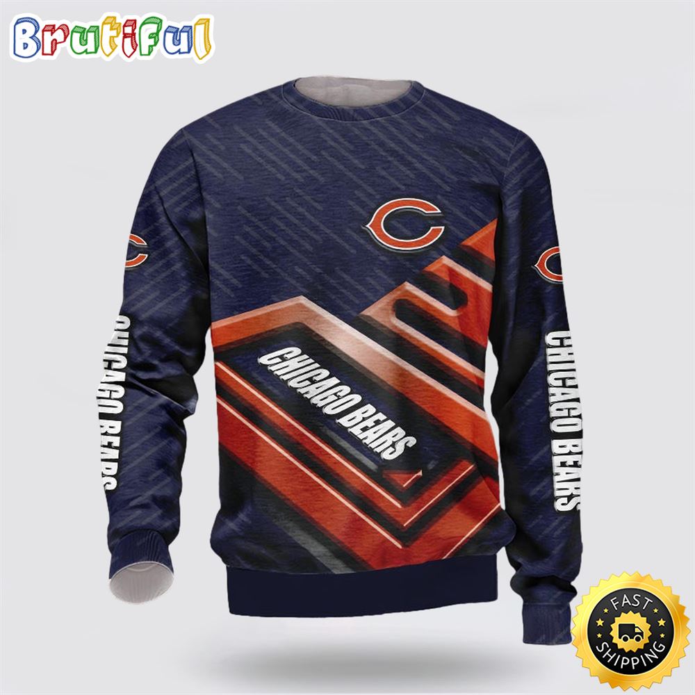 NFL Chicago Bears Crewneck Sweatshirt Show Team Spirit