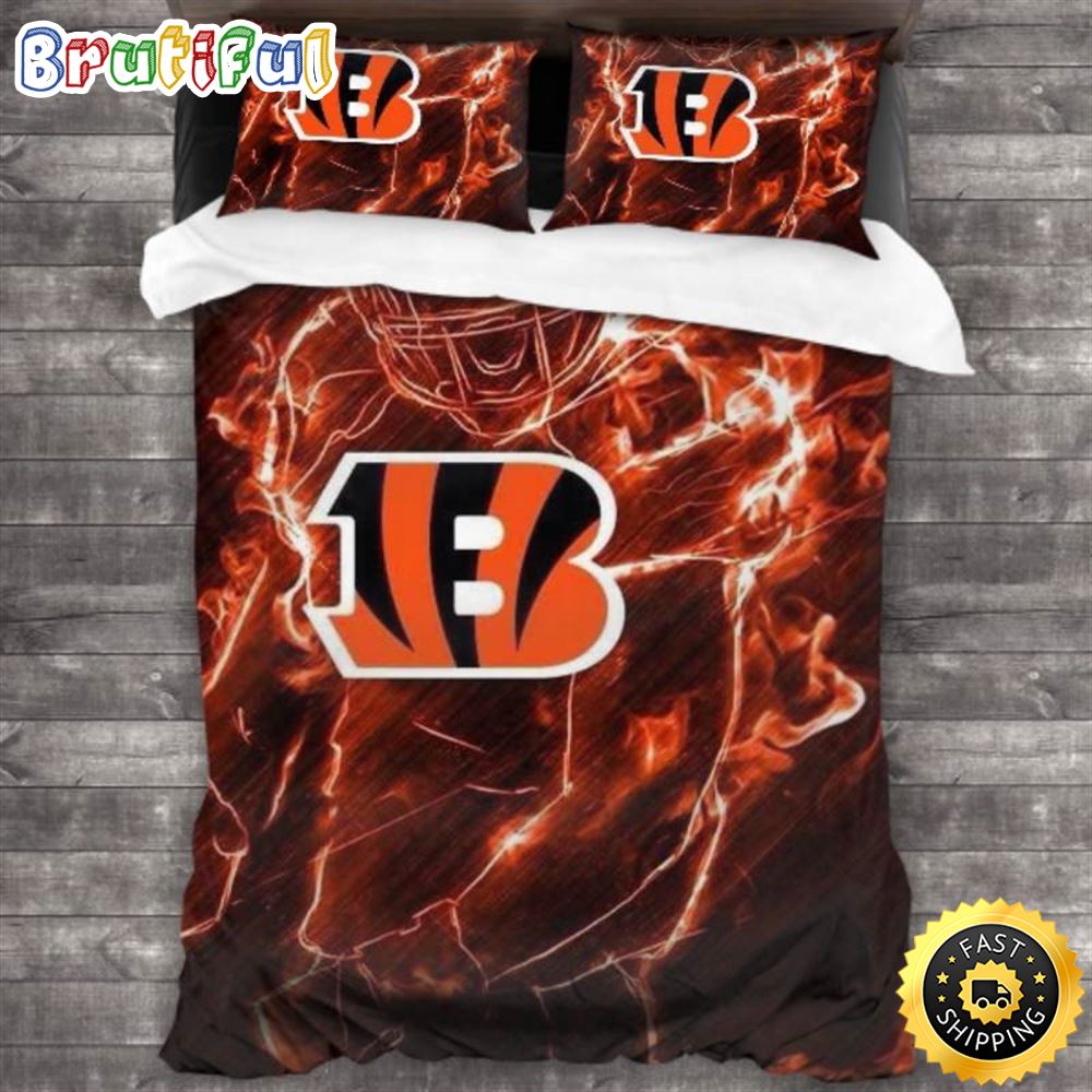 NFL Cincinnati Bengals Orange Bedding Set