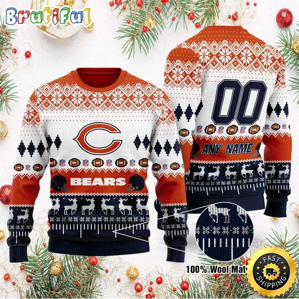 Personalized NFL Cincinnati Bengals Playing Field Ugly Christmas Sweater Perfect Gift For Football Fans