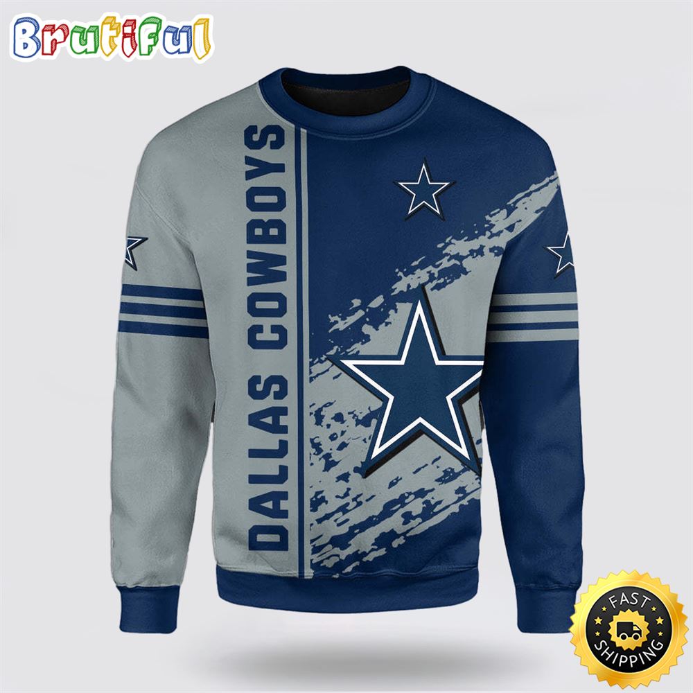 NFL Dallas Cowboys Crewneck Sweatshirt For Cool Fans