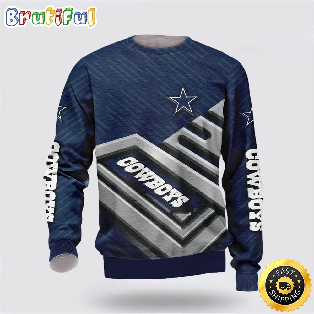 NFL Dallas Cowboys Crewneck Sweatshirt Show Team Spirit