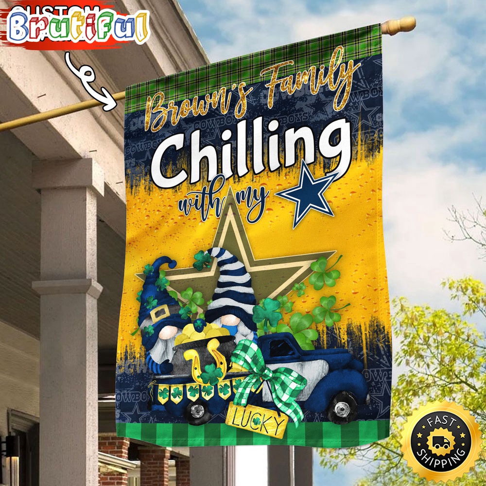 NFL Dallas Cowboys Garden Flag Patricks Day Flag Design