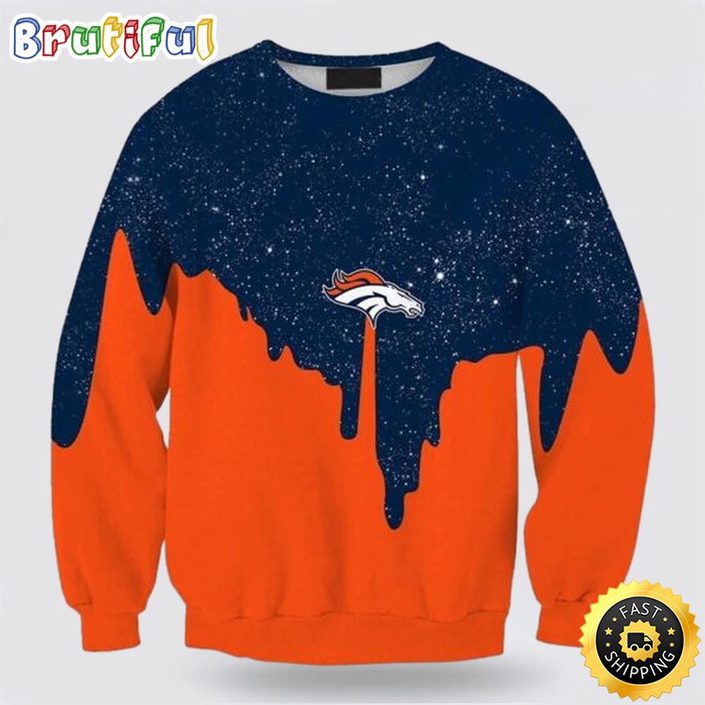NFL Denver Broncos Crewneck Sweatshirt For Awesome Fans