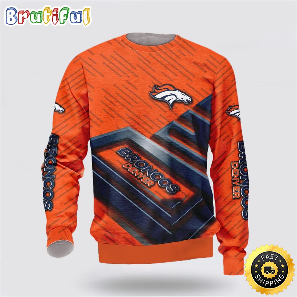 NFL Denver Broncos Crewneck Sweatshirt Show Team Spirit