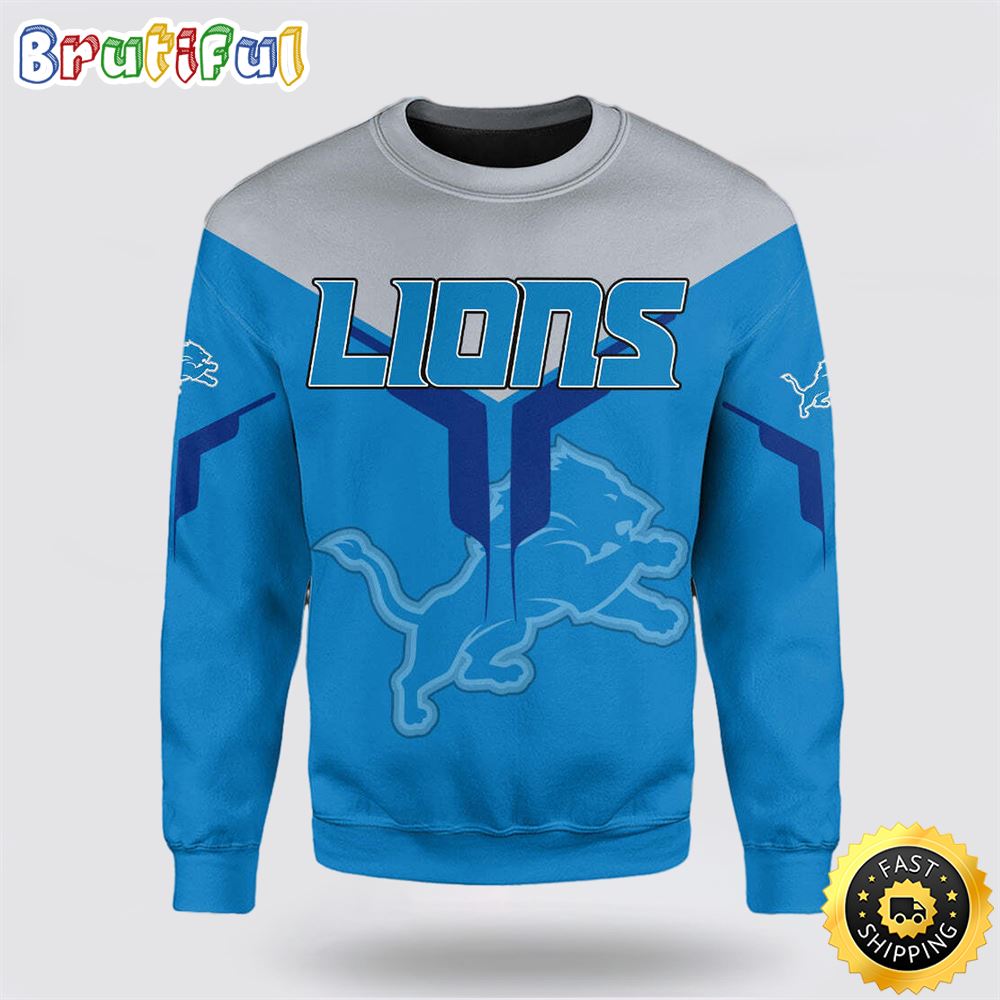 NFL Detroit Lions Crewneck Sweatshirt For Cool Fans