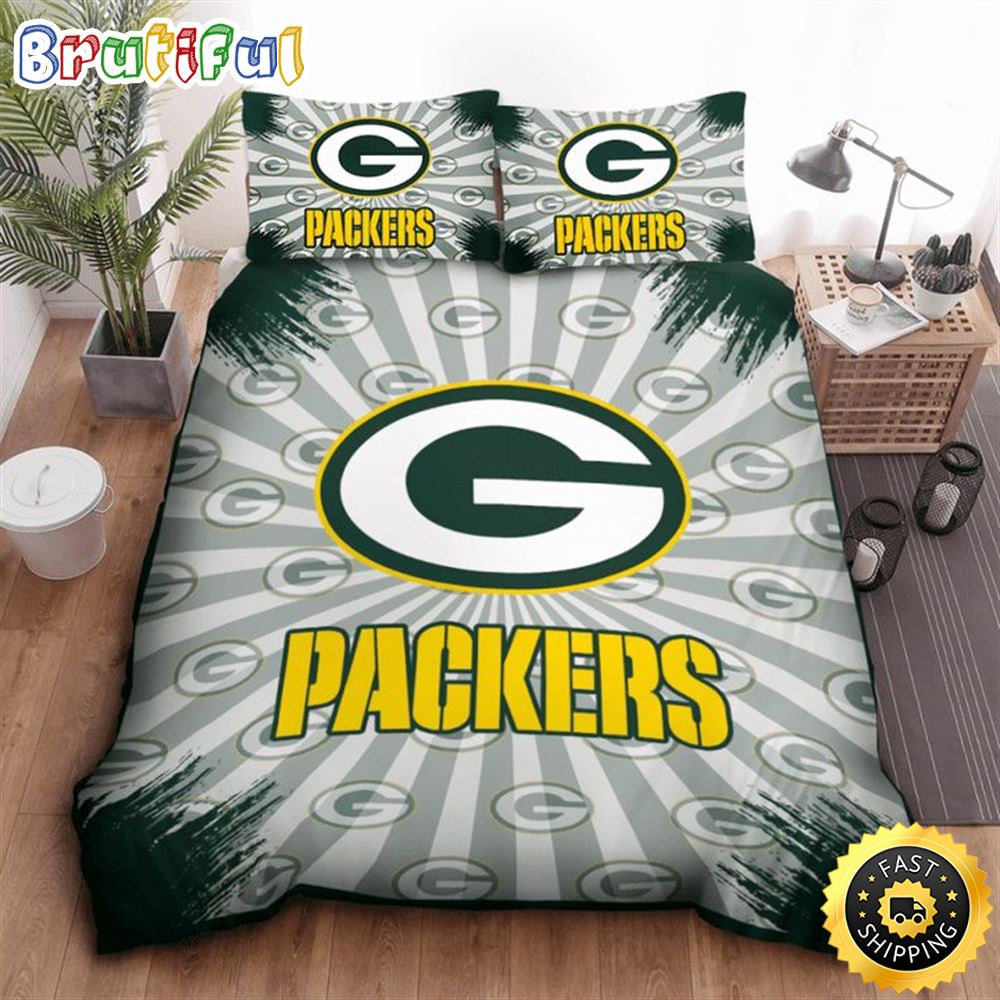 NFL Green Bay Packers Big Logo Highlight Bedding Set