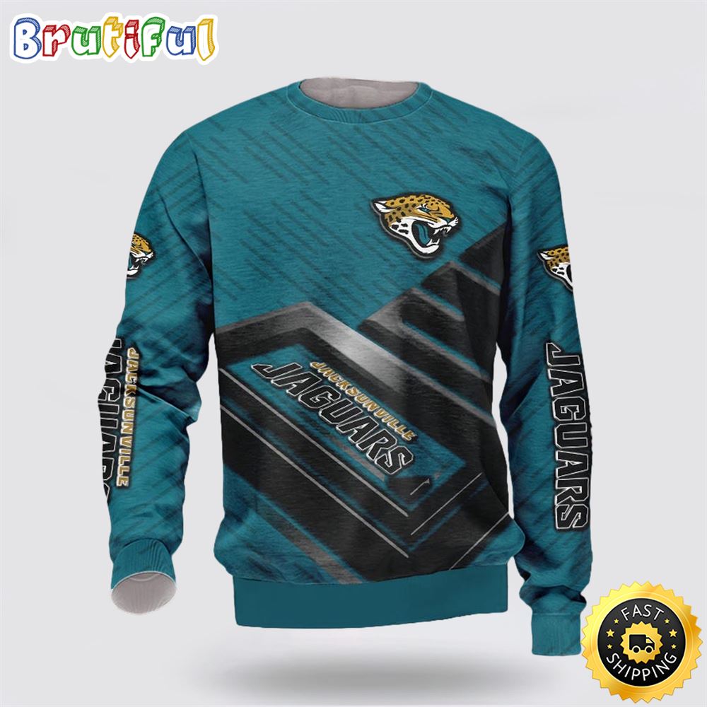 NFL Jacksonville Jaguars Crewneck Sweatshirt Show Team Spirit