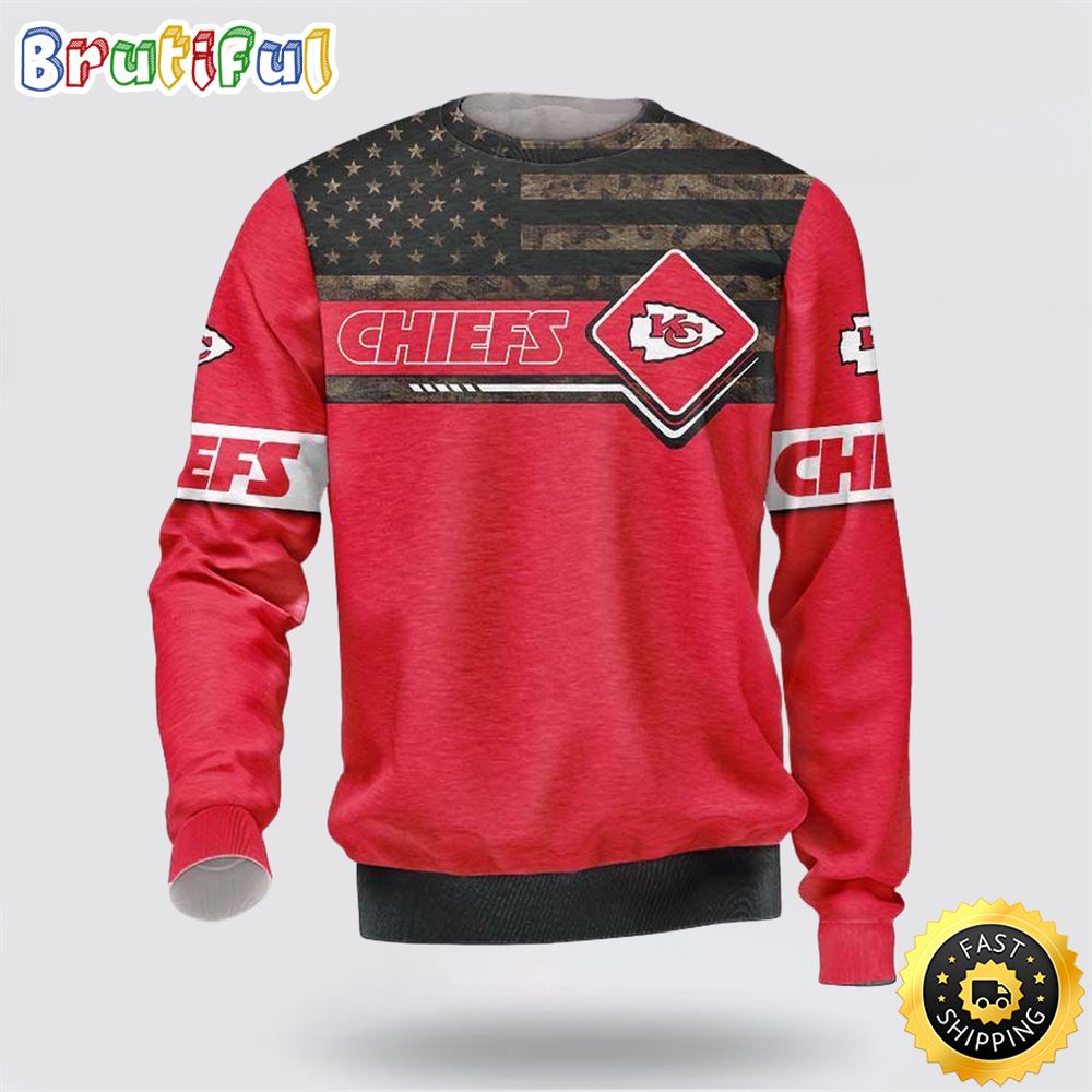 NFL Kansas City Chiefs Crewneck Sweatshirt For Hot Fans