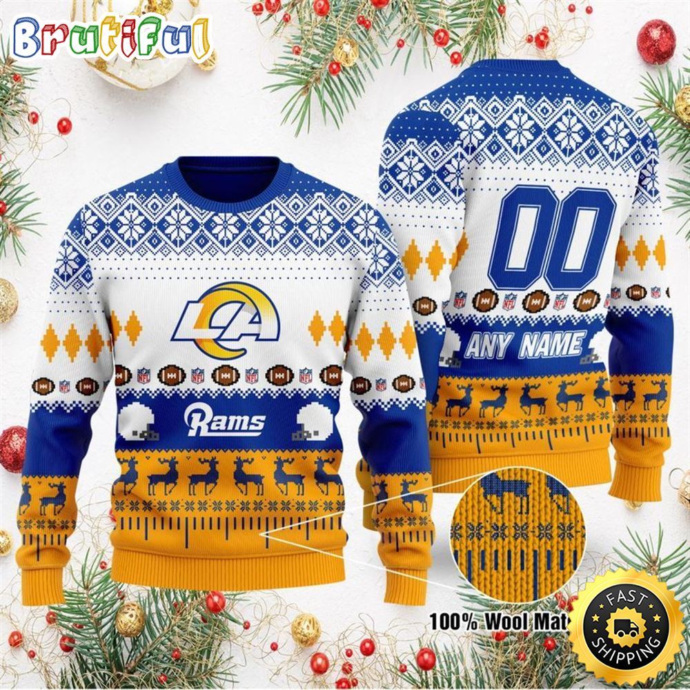 Personalized NFL Miami Dolphins Playing Field Ugly Christmas Sweater Perfect Gift For Football Fans