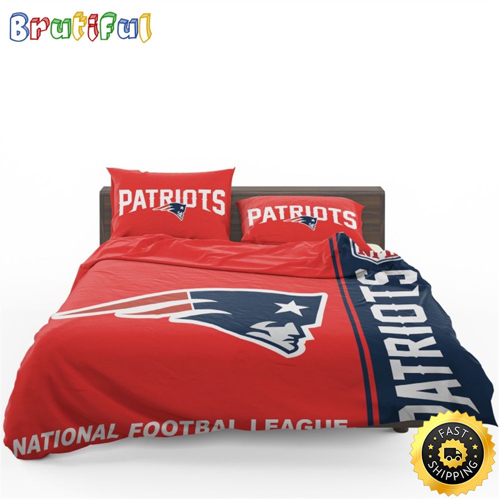 NFL New England Patriots Red Bedding Set