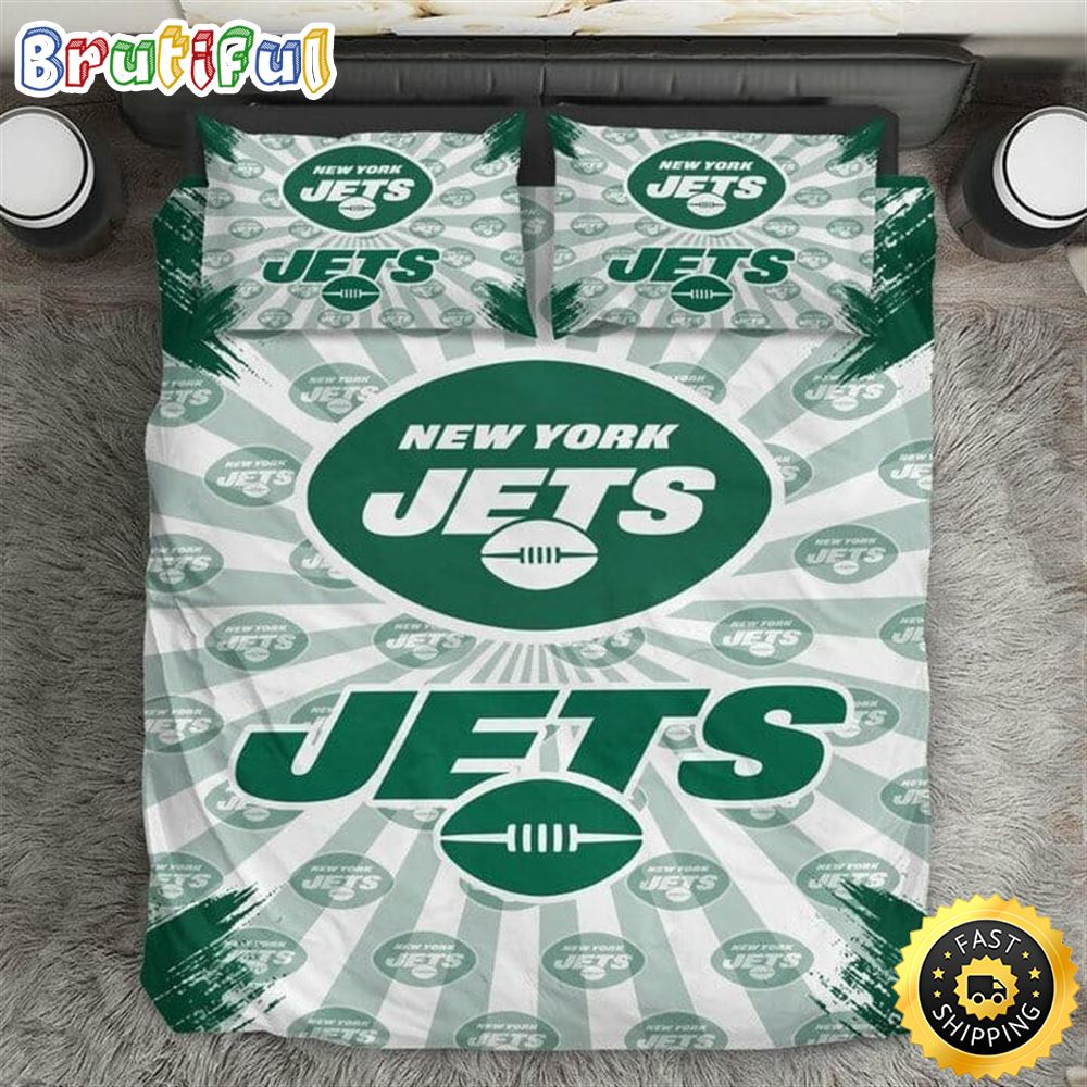 NFL New York Jets Light Green Bedding Set