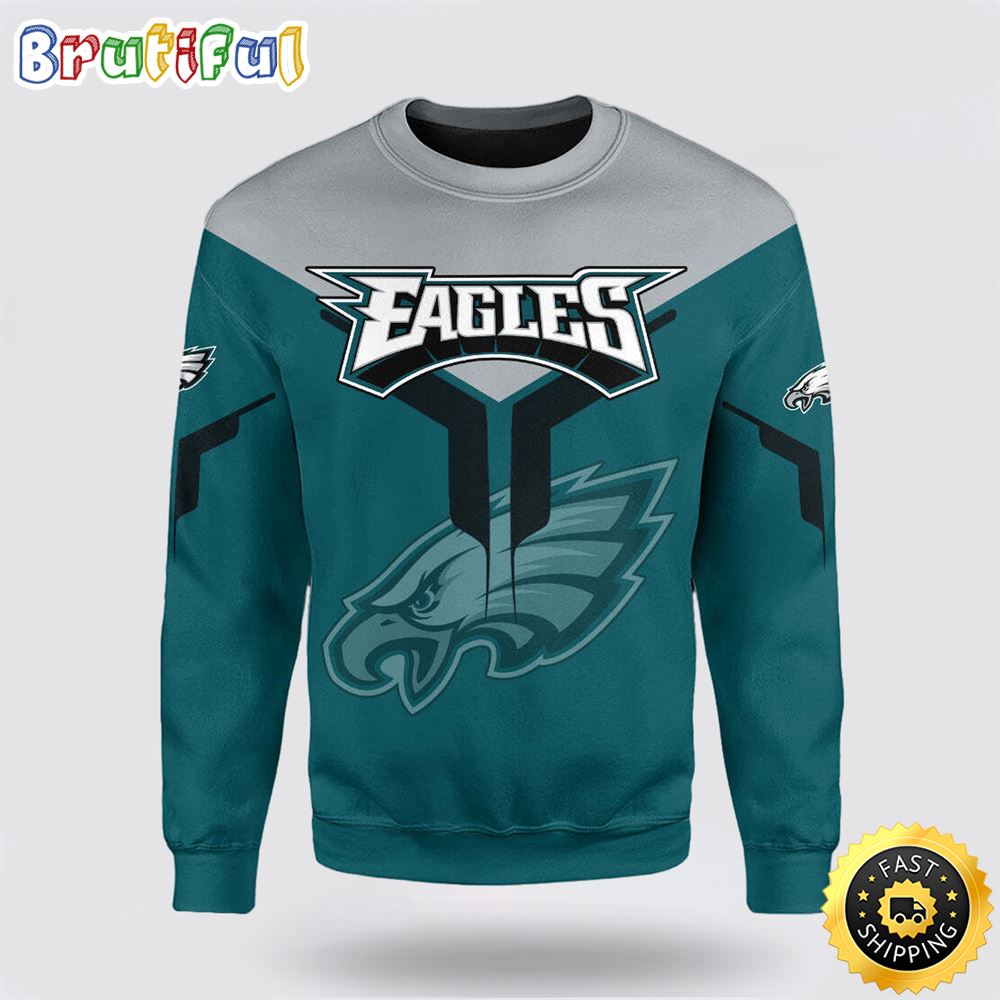 NFL Philadelphia Eagles Crewneck Sweatshirt For Cool Fans