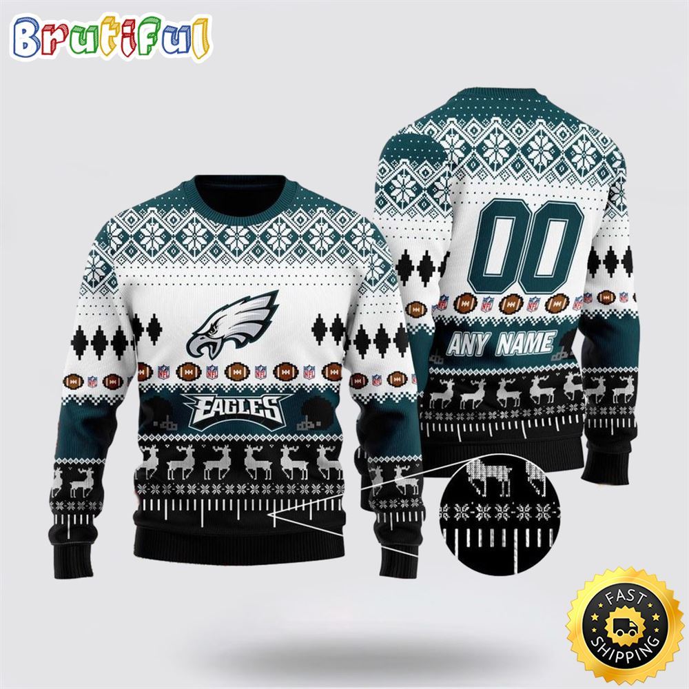 Personalized NFL Pittsburgh Steelers Playing Field Ugly Christmas Sweater Perfect Gift For Football Fans