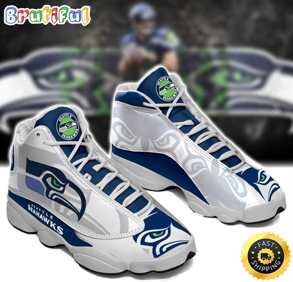 NFL Seattle Seahawks Air Jordan 13 Shoes V2
