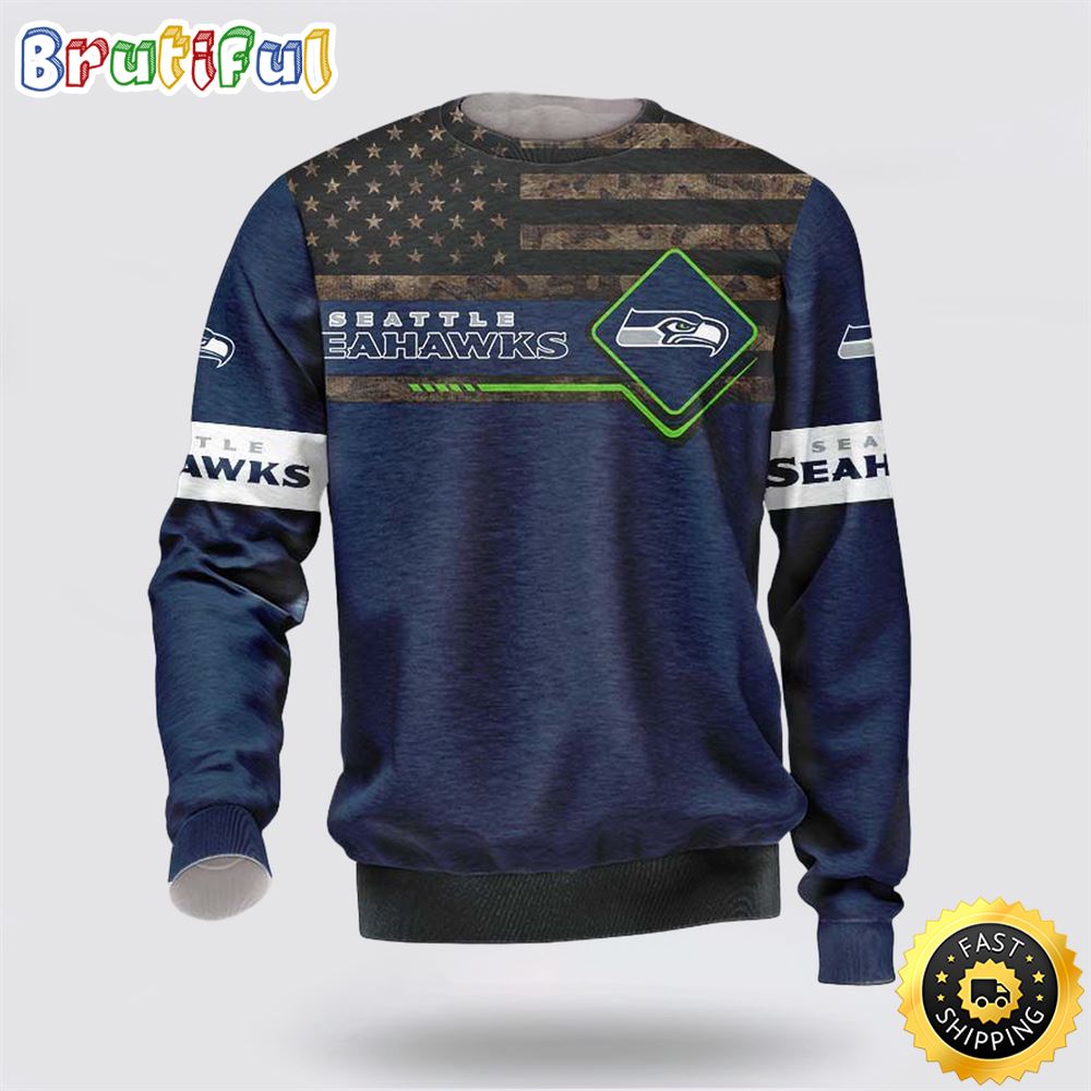 NFL Seattle Seahawks Crewneck Sweatshirt For Cool Fans