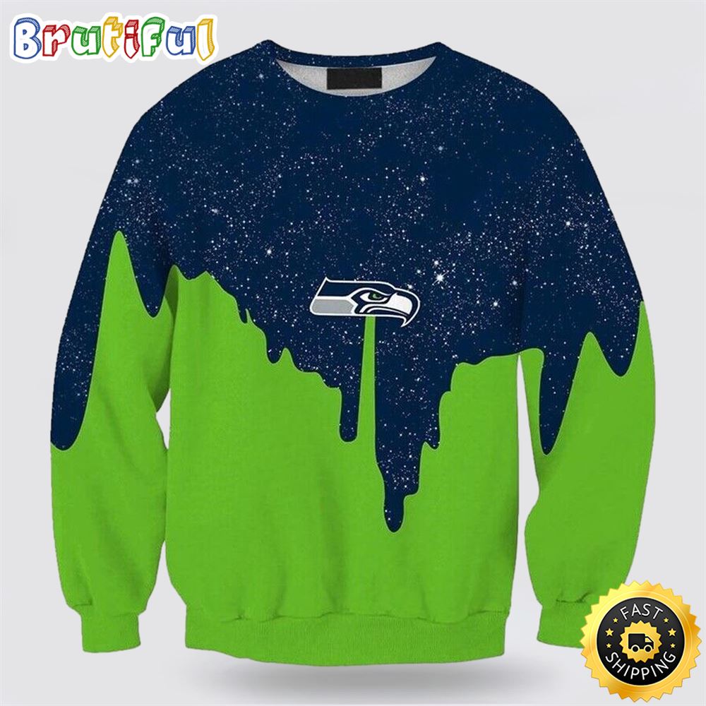 NFL Seattle Seahawks Crewneck Sweatshirt Limited Edition Gift