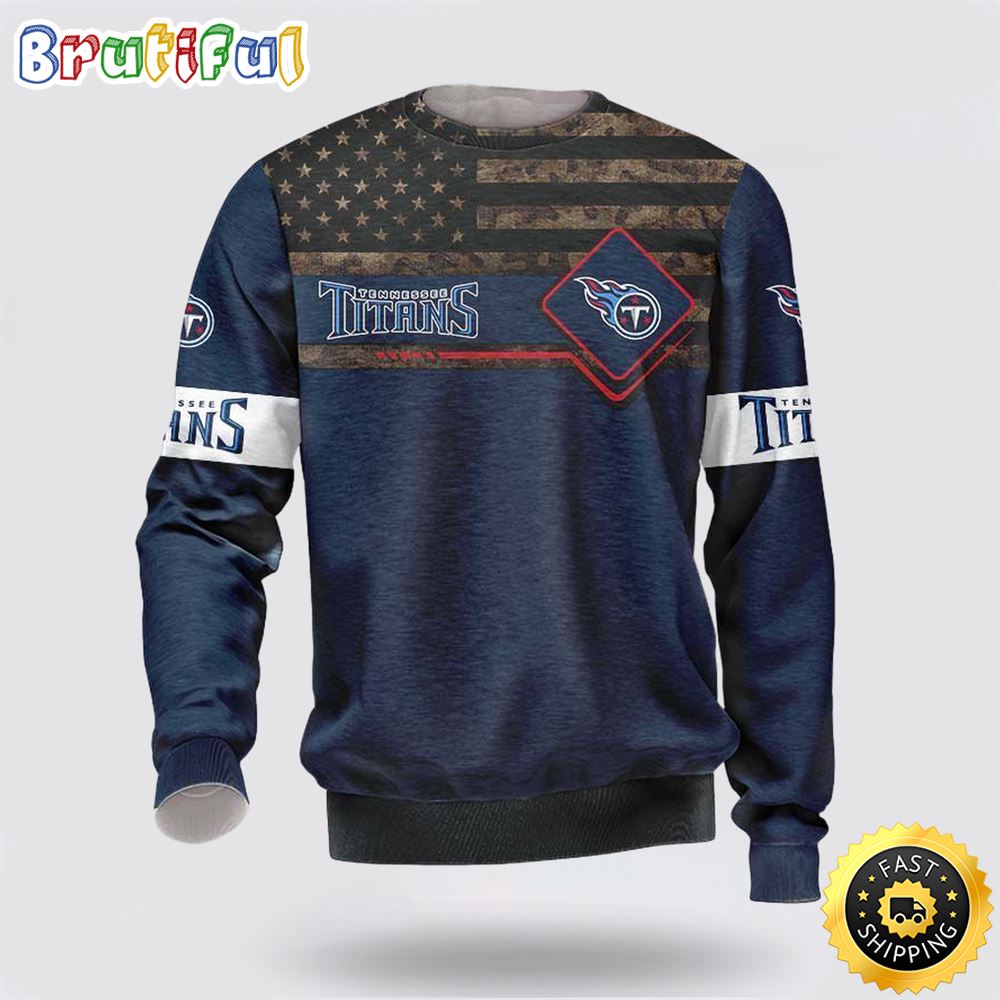 NFL Tennessee Titans Crewneck Sweatshirt For Hot Fans