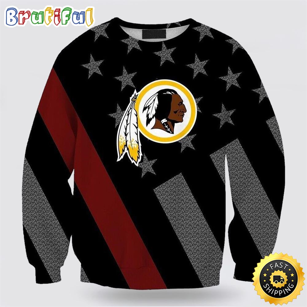 NFL Washington Commanders Crewneck Sweatshirt For Hot Fans