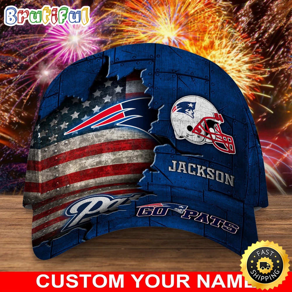 New England Patriots Baseball Cap Custom Cap Go Sports Teams