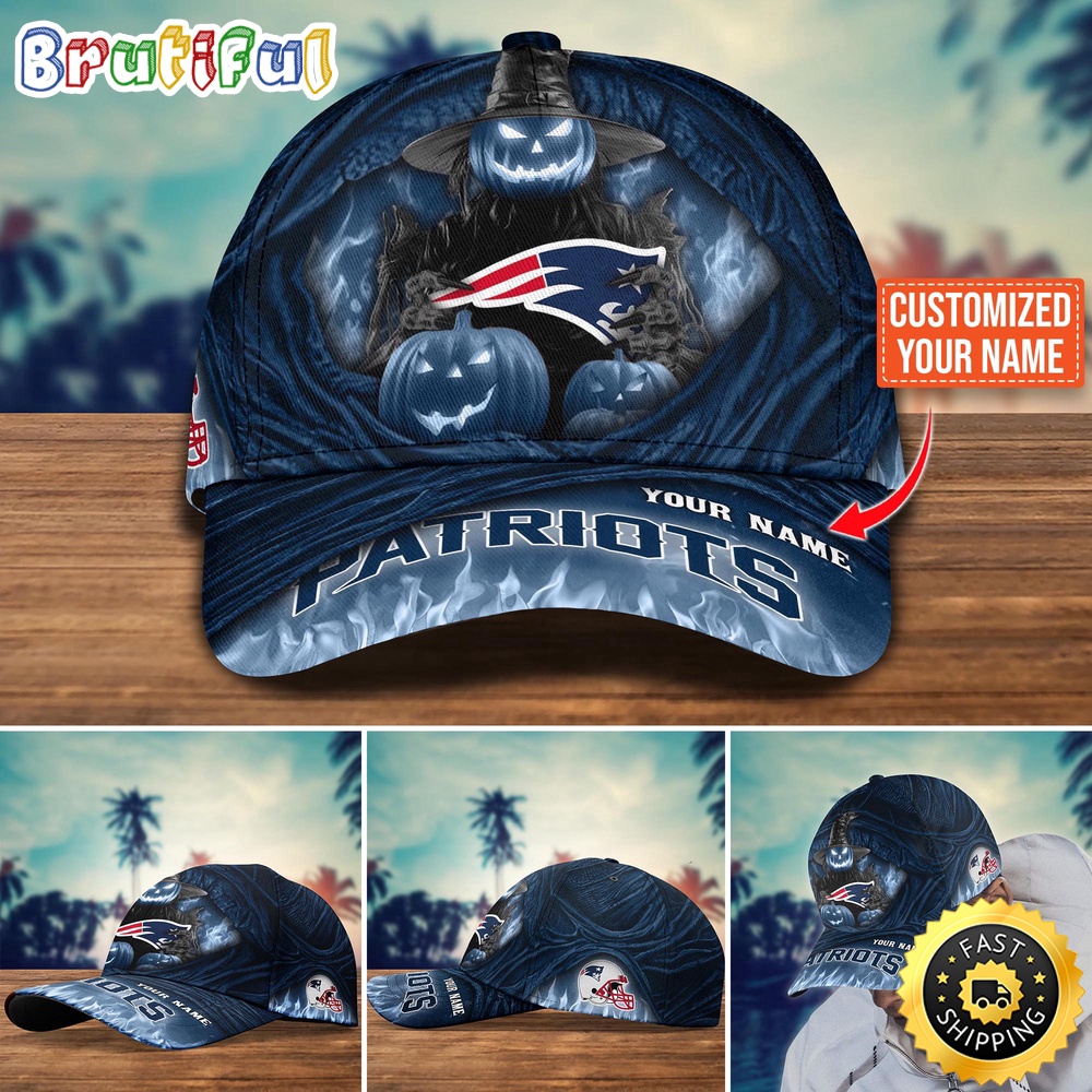 New England Patriots Baseball Cap Halloween Custom Cap For Fans