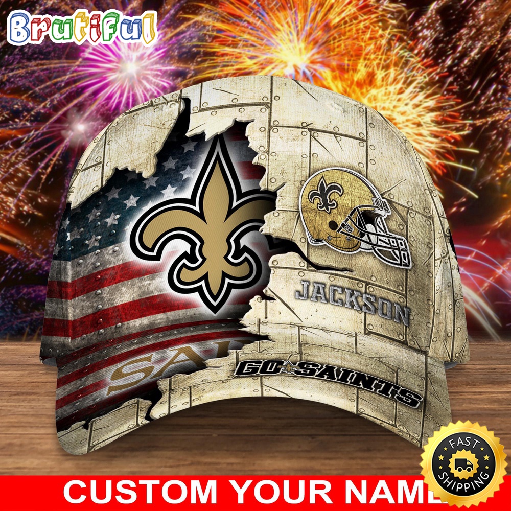New Orleans Saints Baseball Cap Custom Cap Go Sports Teams
