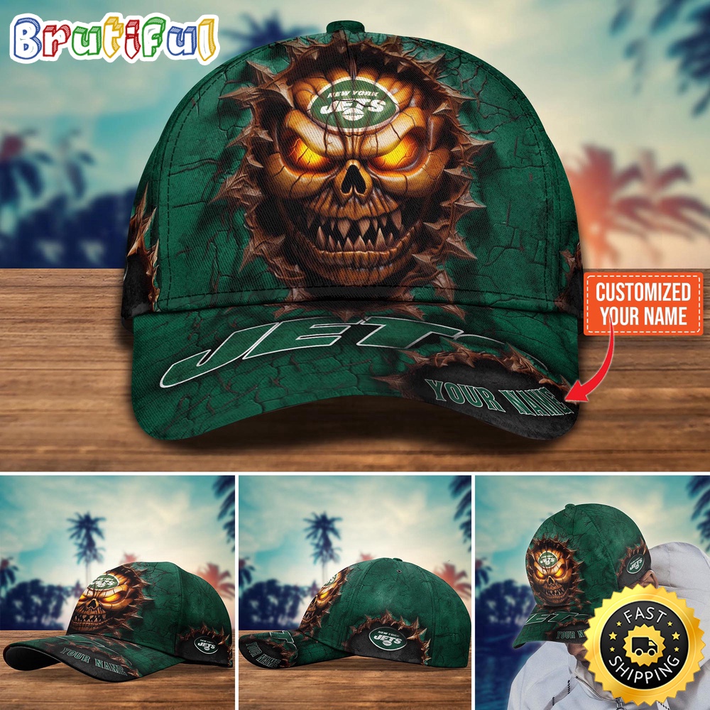 New York Jets Baseball Cap Halloween Custom Cap For This Season