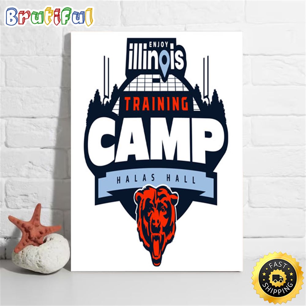 Nfl Chicago Bears Training Camp 2023 Halas Hall Poster