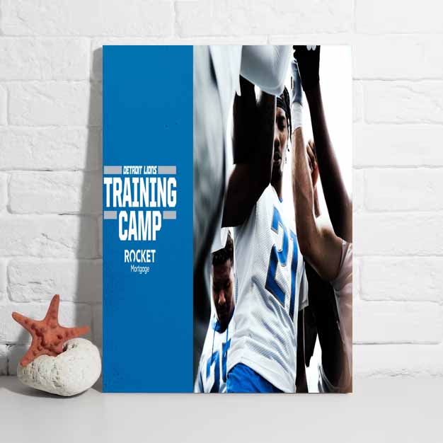 Nfl Detroit Lions Training Camp 2023 Allen Park Poster