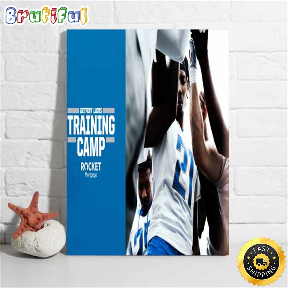 Nfl Detroit Lions Training Camp 2023 Allen Park Poster