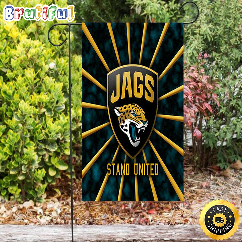 Nfl Garden Flags Jacksonville Jaguars Emblem v2 Double Sided Printing Garden Flag Jaguars Garden Flag