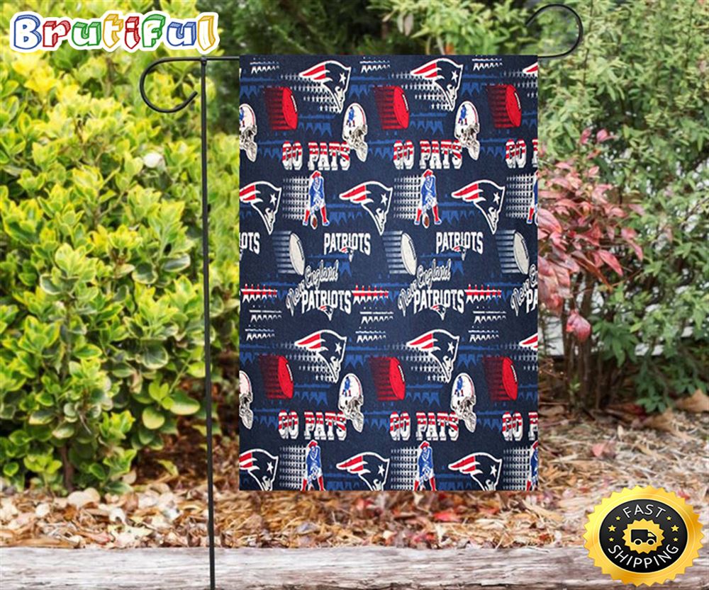 Nfl Garden Flags New England Patriots5 Double Sided Printing Garden Flag Patriot Garden Flags