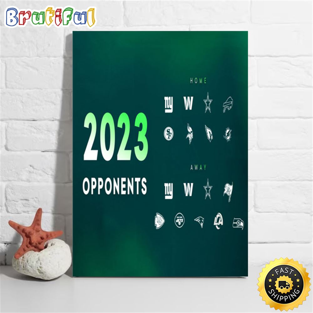Nfl Philadelphia Eagles 2023 Regular Season Opponents Poster