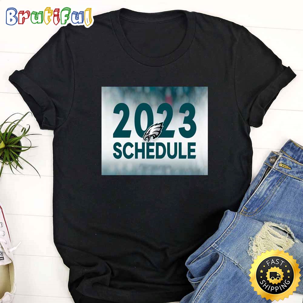 Nfl Philadelphia Eagles 2023 Regular Season Schedule T Shirt