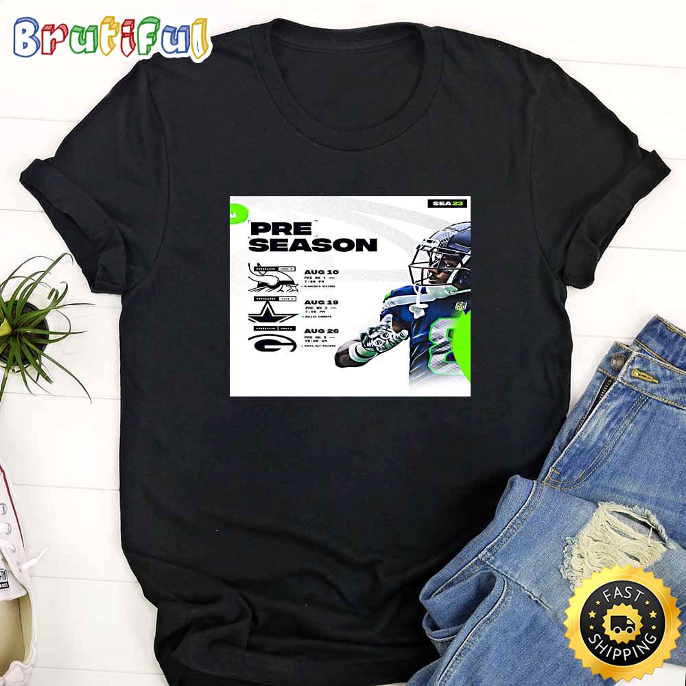 Nfl Seattle Seahawks 2023 Preseason T Shirt