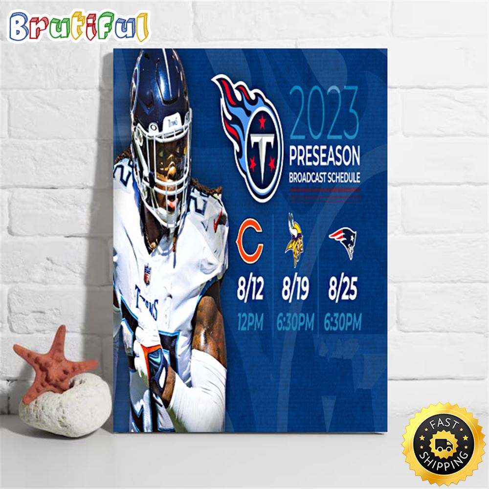 Nfl Tennessee Titans 2023 Preseason Poster