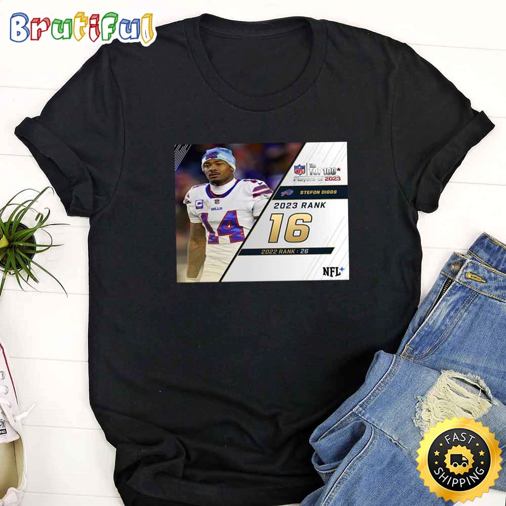 Nfl The Top 100 Players Of 2023 Buffalo Bills Stefon Diggs T Shirt