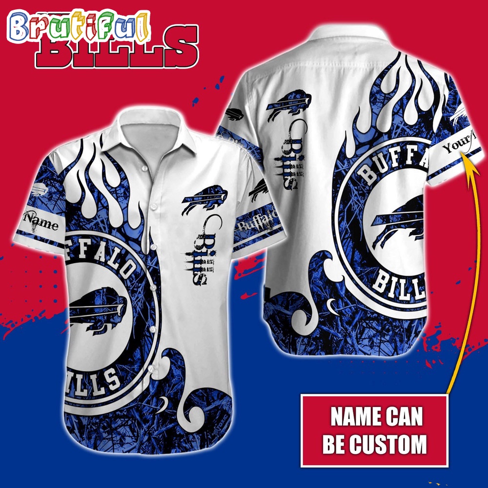 Personalized NFL Buffalo Bills Hawaiian Shirt Special Realtree Hunting Design Aloha Shirt