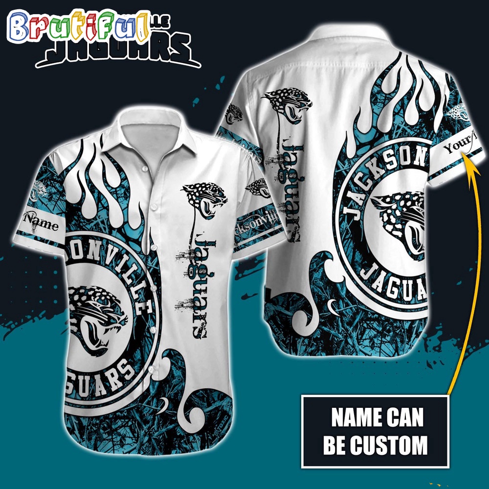 Personalized NFL Jacksonville Jaguars Hawaiian Shirt Special Realtree Hunting Design Aloha Shirt