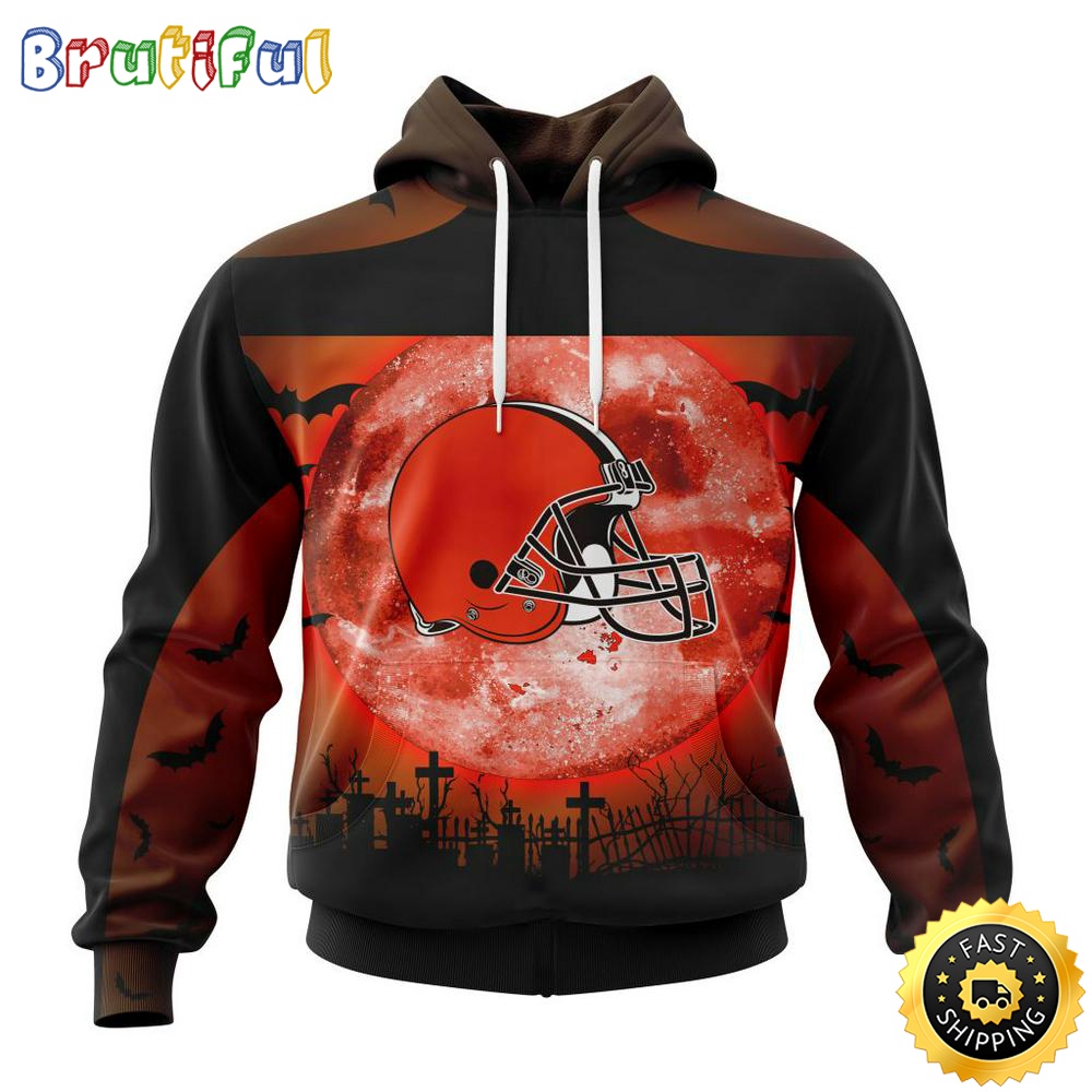 Personalized NFL Cleveland Browns Hoodie Specialized Halloween Concepts Kits 3D Hoodie Unisex Hoodie