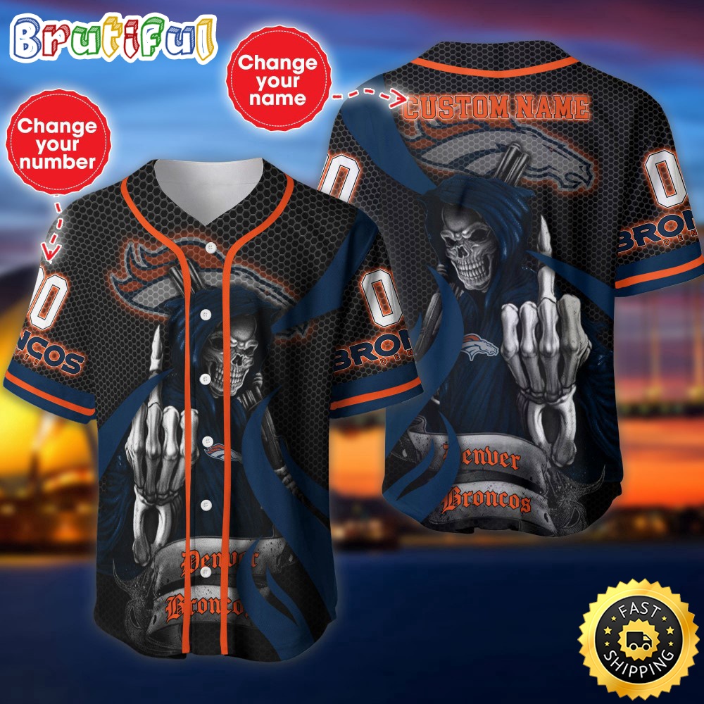 Personalized NFL Denver Broncos Baseball Jersey Tradition in Jerseys