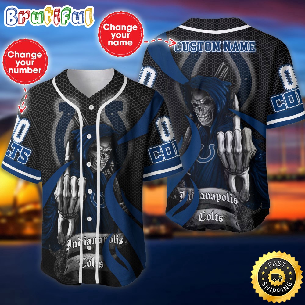 Personalized NFL Indianapolis Colts Baseball Jersey Iconic Baseball Wear
