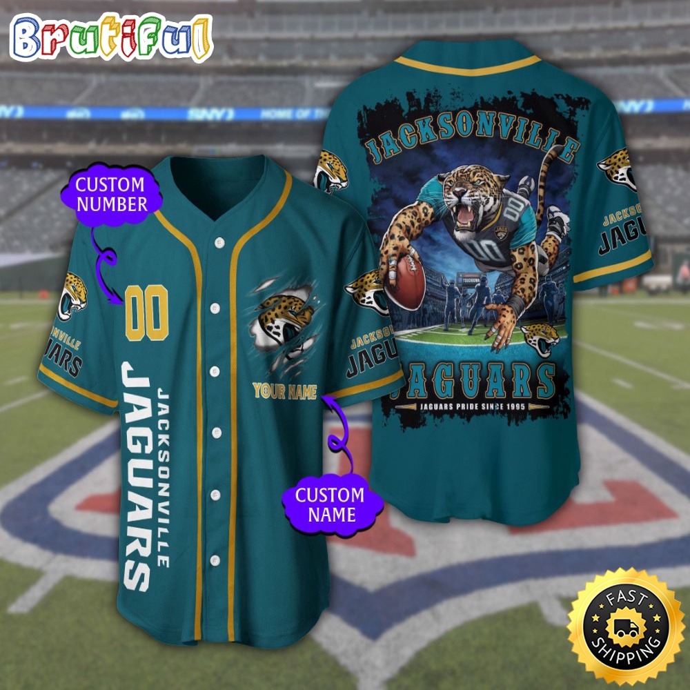 Personalized NFL Jacksonville Jaguars Baseball Jersey Tradition in Jerseys