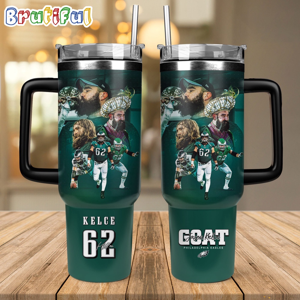 Philadelphia Eagles Goat Jason Kelce Stanley Tumbler