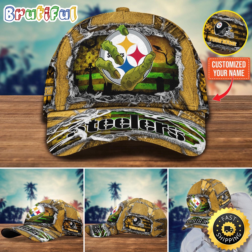Pittsburgh Steelers Baseball Cap Halloween Cap Customize For This Season