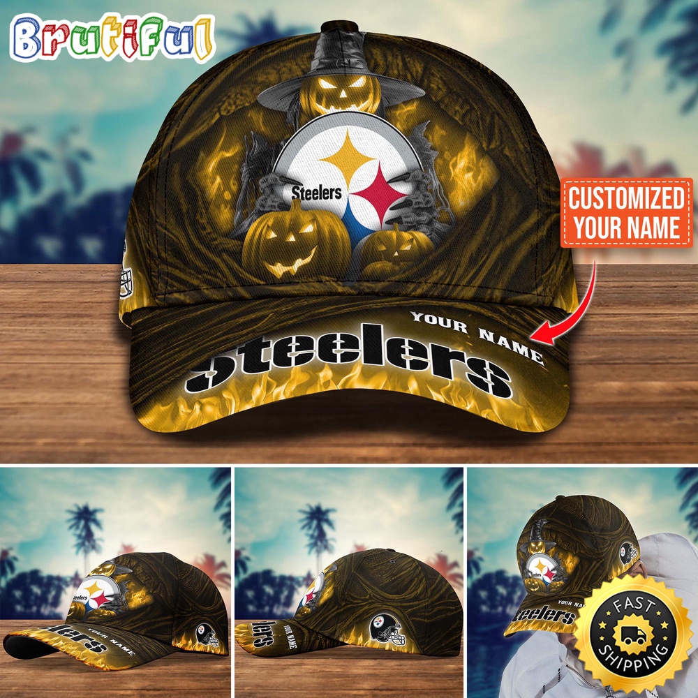 Pittsburgh Steelers Baseball Cap Halloween Custom Cap For Fans