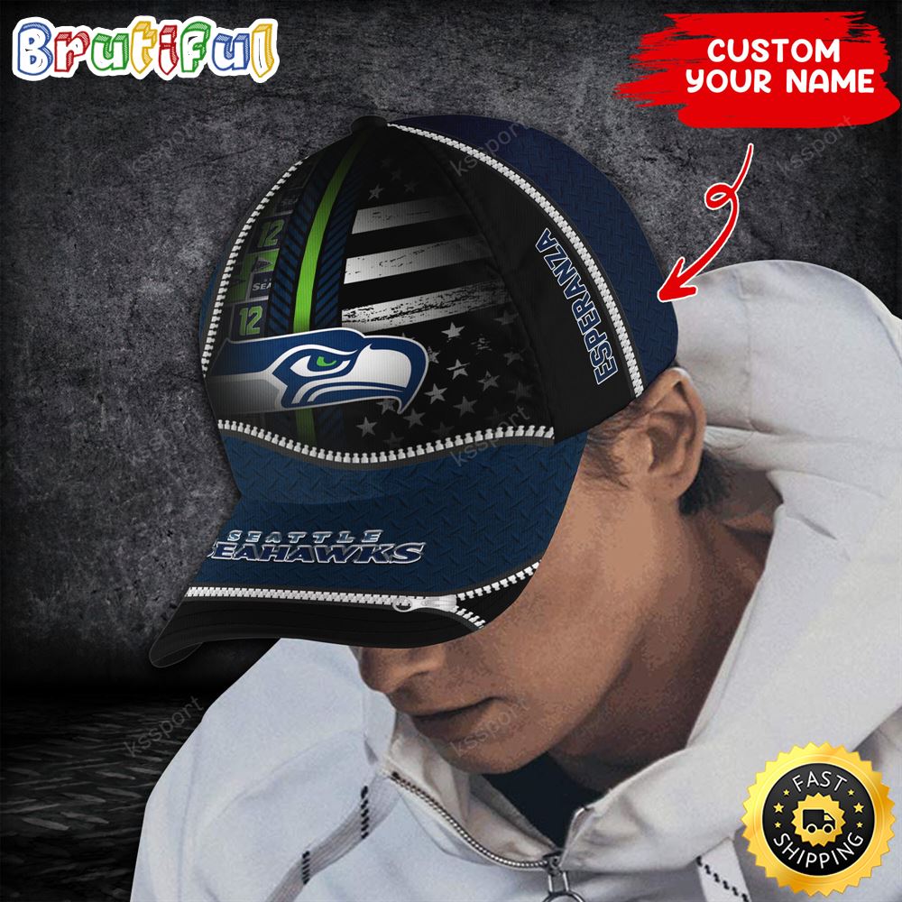 Seattle Seahawks Nfl-Personalize Cap Steel Style Trending Season